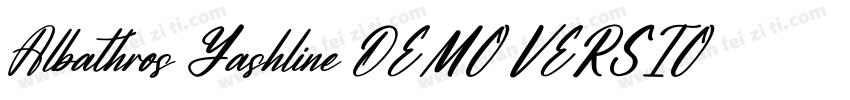 Albathros Yashline DEMO VERSION It字体转换